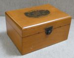 Antique Mauchline Ware Box. Sandringham House Norfolk