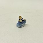 1:12TH Scale Dolls House Miniatures, Blue Ornamental Lady, POM03