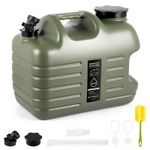 Portable Water Jug with Tap, Leakproof Storage Container for Camping Outdoor