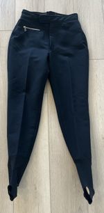 Vintage Bogner Elaine Stirrup Ski Snow Pants Black Slim Fit Stretch Women’s 10