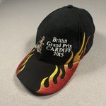 British Grand Prix 2015 Flame Baseball Cap Motorsport OS black Cotton