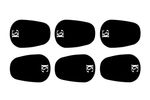BG Mouthpiece Patch - Black Large Soft 0.8 mm thick AA10L