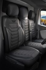 Tailored Seat Covers For RENAULT TRAFIC PANEL VAN 2015 - 2026 Pique Fabric