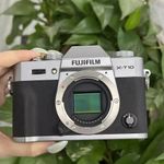 Fuji Fujifilm X-T10 XT10 XT-10 16.3MP Silver Mirrorless Digital Camera Body Only