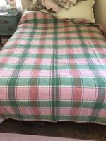 Welsh Blanket CC41 Utility Label. 100% Wool.