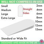 Heel Raise Wedge Leg Length Discrepancy - Straight Sides - Single or in Pairs