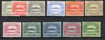 British Solomon Islands 1908-11 Roviana Canoe set SG 8-17 MH