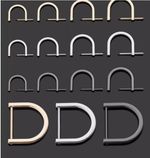 1/5 Metal Detachable Openable Handbag Leather Bag Purse Strap Belt D Ring Buckle