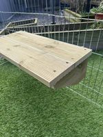 Moveable Wire Fixing Large Shelf /ledge/platform For Outdoor Avairy Catio