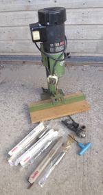 Multico PM12 Banch Morticer / Mortiser With Some Bits, Handle Required, As Seen
