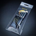 Hobby Heaven 6-Piece Dry Brush Set XS–XXL | Miniature & Model Painting Brushes
