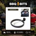 24" Electric Rotisserie for Kamado Egg BBQ Grill Perfect For Roasting UK Stock
