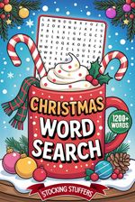 Christmas Word Search 1200+ Words: Stocking Stuffers: Fun and Relaxing Large...