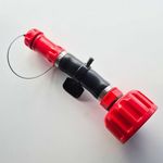 Matrix Fuel Can Spares - G5 Can Replacement Hose w/Spout - Black/Red