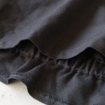 blue willow Cotton/Rayon Collarless Jacket, Black, Occasion, Yu-Pack, 26SS