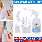 Ear Wax Removal Tool Kit 500ml Ear Irrigation Washer Bottle System Earwax Clean