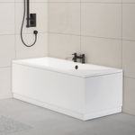 Modern Bathroom MDF Front and End Gloss White Bath Panels & Plinth Various Sizes