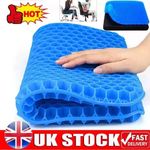 Honeycomb Breathable Gel Seat Cushion Cooling Double Thick Egg Sitting Pad