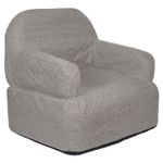 Inflatable Camping Chair Easy, Durable, Pack Away 89cm x 86cm Grey X 1