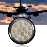 PAR36 4-1/2" Aviation Grade Aircraft LED Landing Light Round Tractor Work Light
