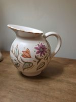 Spode handpainted Velamour ceramic jug dating to the 1930, excellent condition.