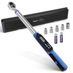 🔥1/2" Drive 10-200Nm Calibrated Torque Wrench Adjustable Digital Torque Wrench