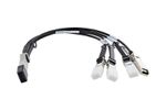 Dell QSFP+ to 4 x SFP+ Breakout Cable 0.5m P4YPY
