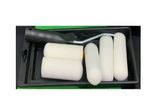 7 PC Small Job Touch Up Kit PAINT ROLLER SET  4" Mini Sleeve Handle Tray Rollers