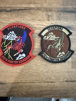 2 Patches Cloth Velkro 312 Sq F35 Training Luke Afb USAF