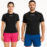 Mens Ladies Thermal Base Layer GUL EVOLITE kayak canoe watersports s/s rash vest