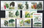 Rwanda 1984 : Trees - Good Set Very Fine MNH Stamps