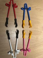 Chopsticks for snacks with hands (4psc)