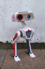 Star Wars Fallen Order BD-1 Droid 3D Printed, colour, posable.  1:1 Scale Model