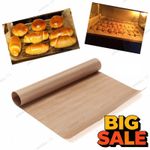 2~10 X Reusable Oven Liner Mat Baking Non-Stick Cooking Sheet Microwave Washable