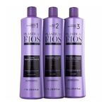 Kit Plastica dos Fios Brazilian Keratin Hair Treatment 3x 1L