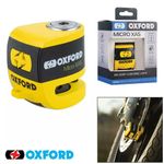 Oxford Scoot XA5 Motorcycle Scooter Security Alarm Disc Lock Yellow