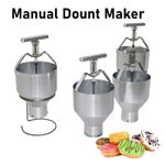 New Commercial Donut Maker Doughnut 3L Cake Dough Dispenser Batter Hopper Tool
