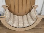 Goodevas Montessori Wooden Indoor Climbing Arch / Rocker With New Cushion