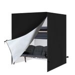 Waterproof Garden 3 Seater Swing Chair Cover For Outdoor Patio Swinging Hammock