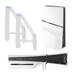 2X Horizontal Stand for PS5 Slim Disc Edition Console Cooling Feet Bracket