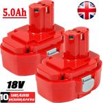 2 Pack 5000mAh For Makita 18V PA18 1822 Battery 1823 1834 1835 8391D Cordless UK