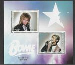 David Bowie-Rock Music mnh  stamp sheet Benin 2017