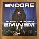 RARE VINTAGE 12X12 RECORD STORE DISPLAY CARD FLAT - EMINEM - ENCORE (2004)