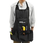 Gardening Apron Multi Gardeners Hand Tool Pouch - Black