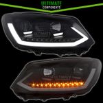 VW Caddy 2010-2015 Projector LED DRL Headlights Dynamic Sequential Flashers