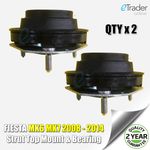 For FORD FIESTA MK7 2008-2018 FRONT STRUT TOP MOUNT PAIR MOUNTS x 2 & BEARINGS