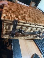 Wicker Woven Picnic Hamper Basket Perfect for Making Gift Hampers 40 x 30 x 19cm