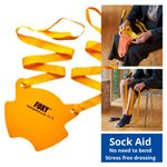The Helping Hand Company Foxy Sock Aid Helper Easy On Easy Off No Need to Bend