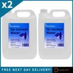 2 x BIRD BRAND DE-IONISED WATER 5L CAR BATTERY STEAM IRON REDUCE CORROSION SCALE
