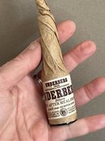 Vintage Underberg Bitters Bottle, West Germany Original Brown Paper Covering